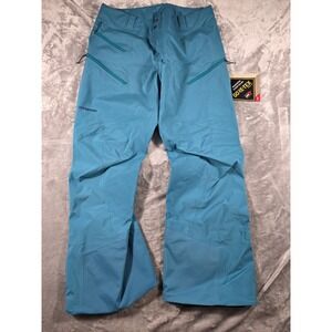 NWOT Patagonia PowSlayer Gore-tex Snow Pants Women's XS Teal Belay Blue